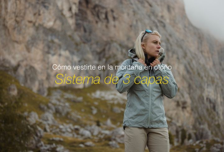 Cómo vestir en la montaña en otoño: sistema 3 capas