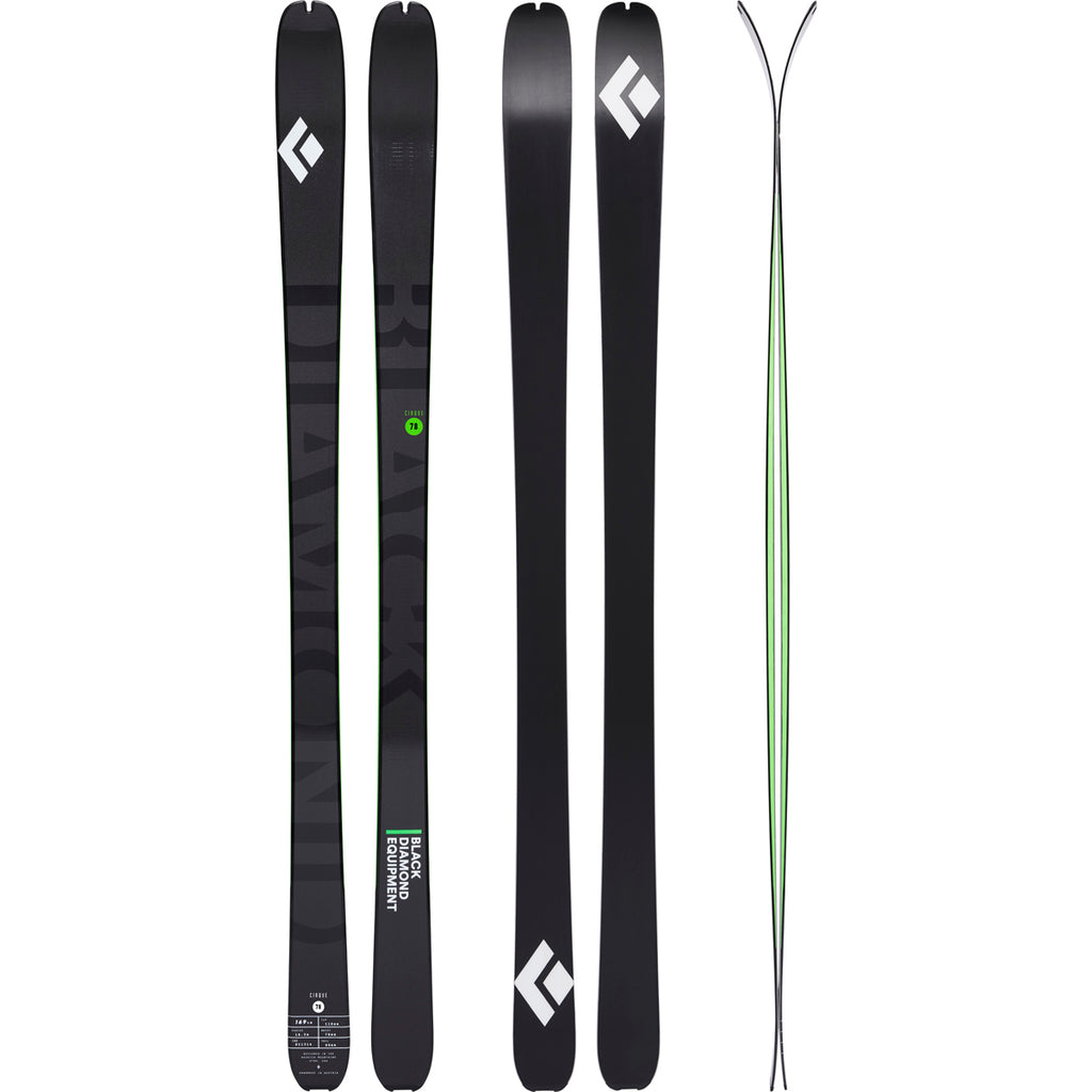 Esquís Sin Fijación  Cirque 78 Skis Black Diamond Negro 2