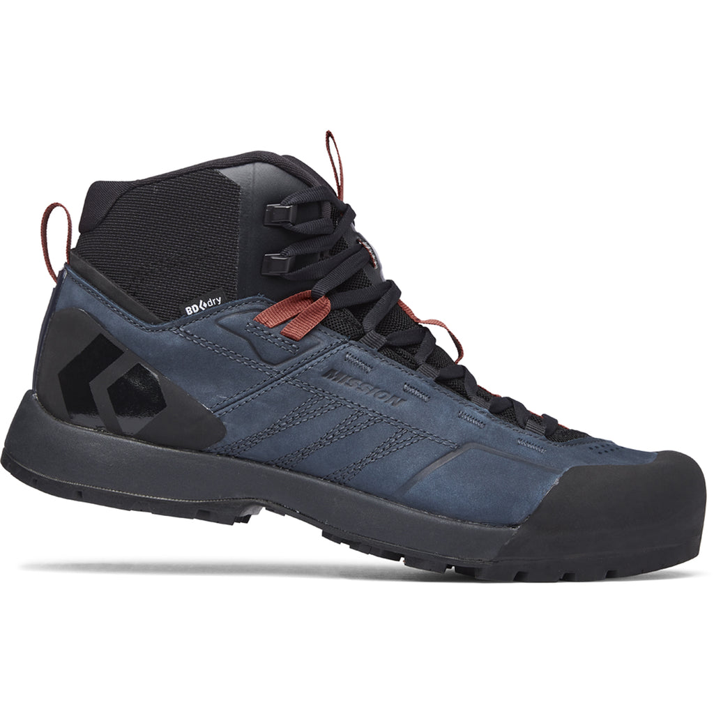 Calzado Trekking Hombre M Missn Lthr Mid Wp Apch Shoes Black Diamond Azul 2