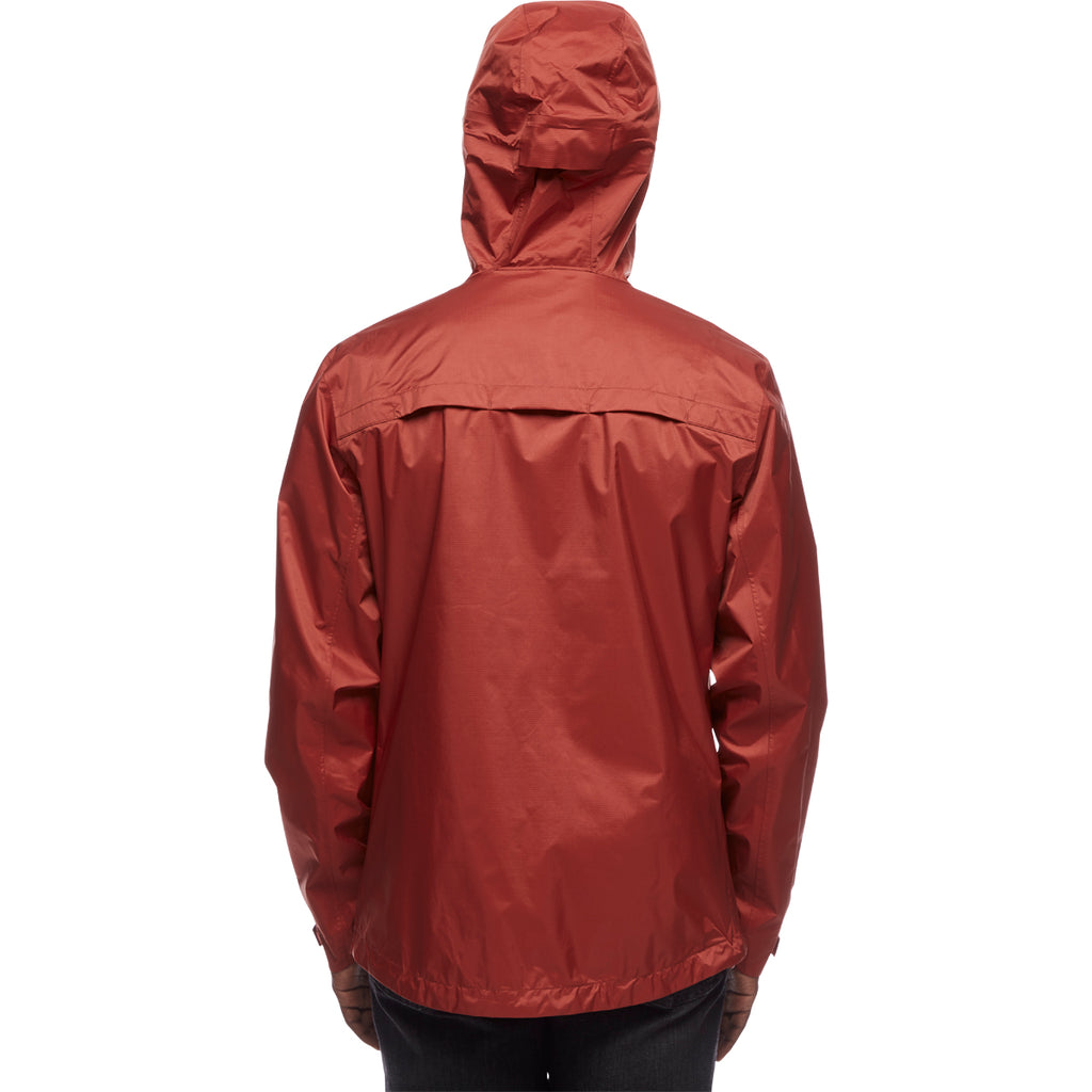 Chaqueta Hombre M Treeline Rain Shell Black Diamond Rojo 3