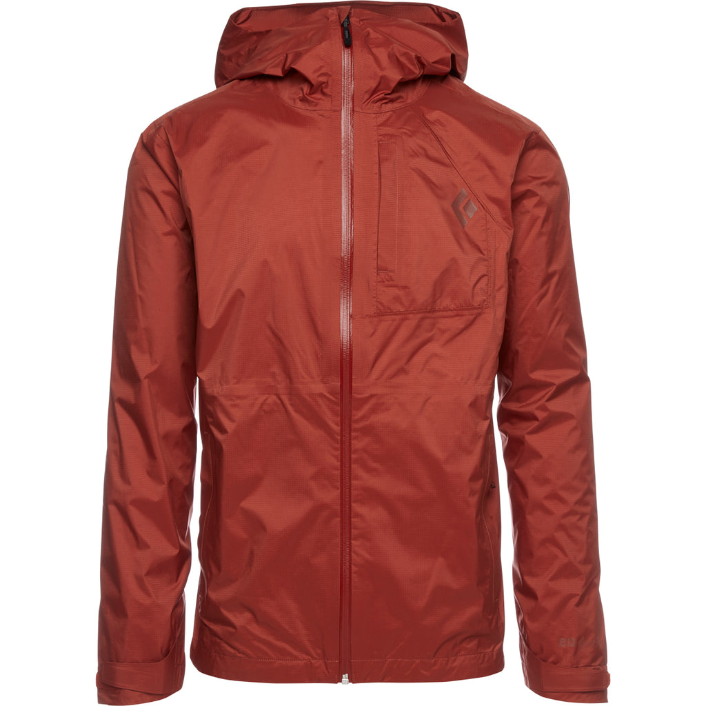 Chaqueta Hombre M Treeline Rain Shell Black Diamond Rojo 1