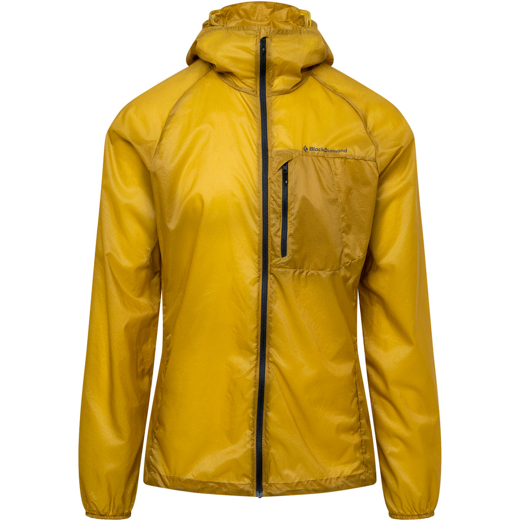 Chaqueta Hombre M Distance Wind Shell Black Diamond Amarillo 1