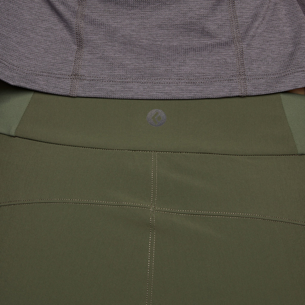 Pantalón Corto Mujer W Valley Shorts Black Diamond Verde 4