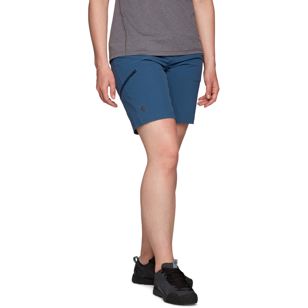 Pantalón Corto Mujer W Valley Shorts Black Diamond Azul 1