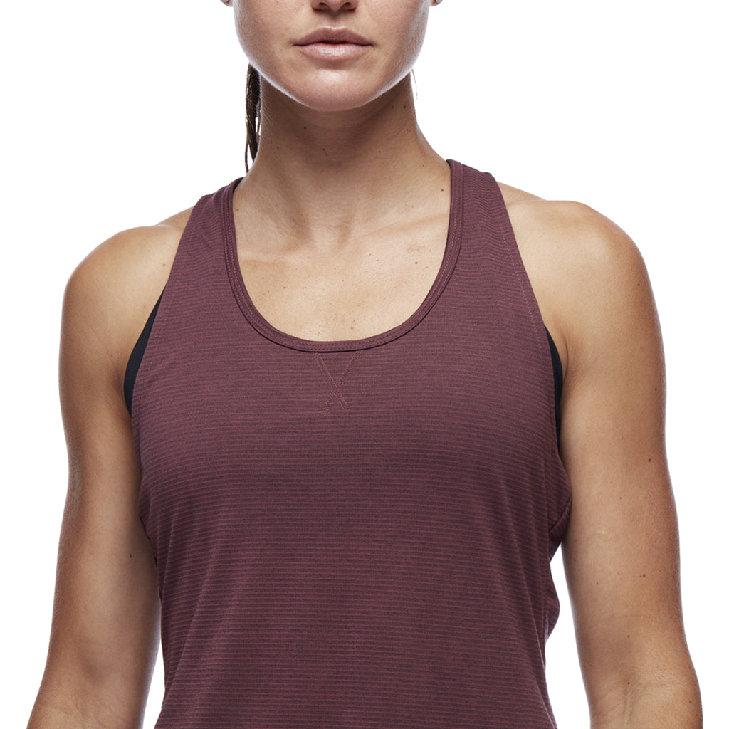 Camiseta De Tirantes Mujer W Splitter Tank Black Diamond Rojo 4