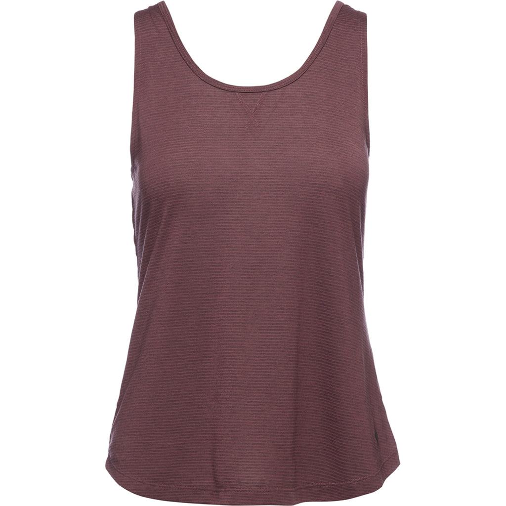 Camiseta De Tirantes Mujer W Splitter Tank Black Diamond Rojo 1