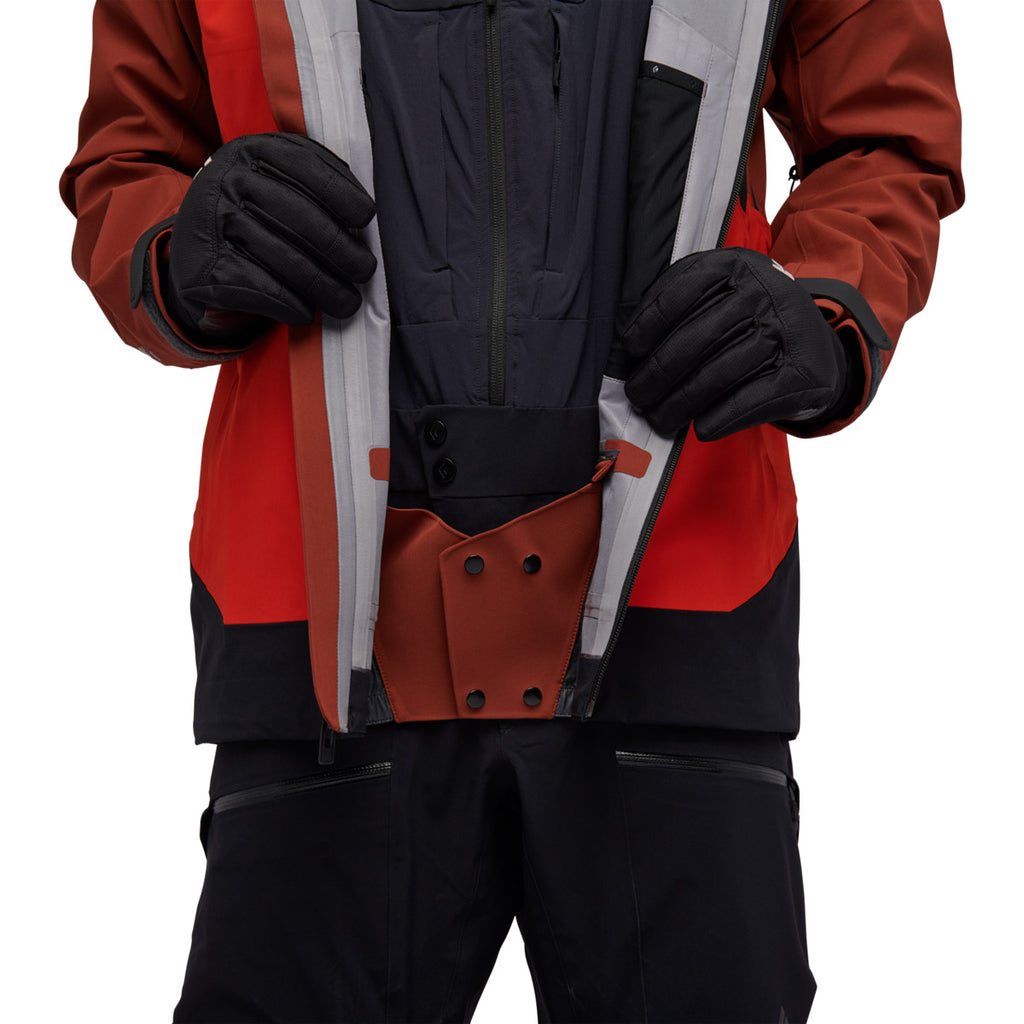 Chaqueta Hombre M Recon Stretch Ski Shell Black Diamond Rojo 6