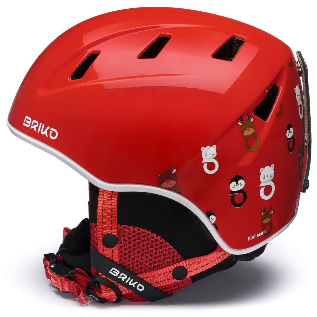 Casco Esquí Niño Kodiakino Briko Rojo 2