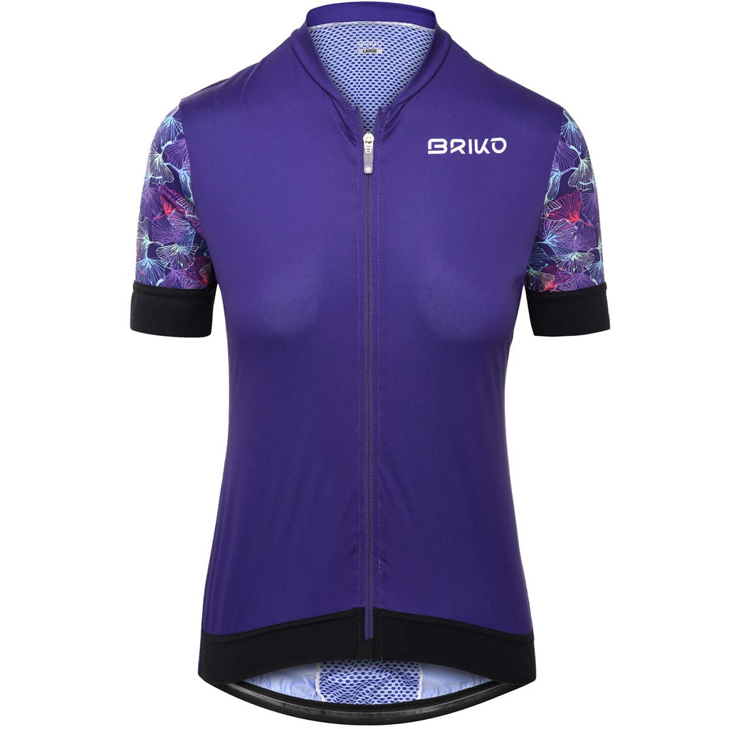 Maillot Ciclismo Mujer Jerseyka Bloom Lady Jersey Briko Lila 1