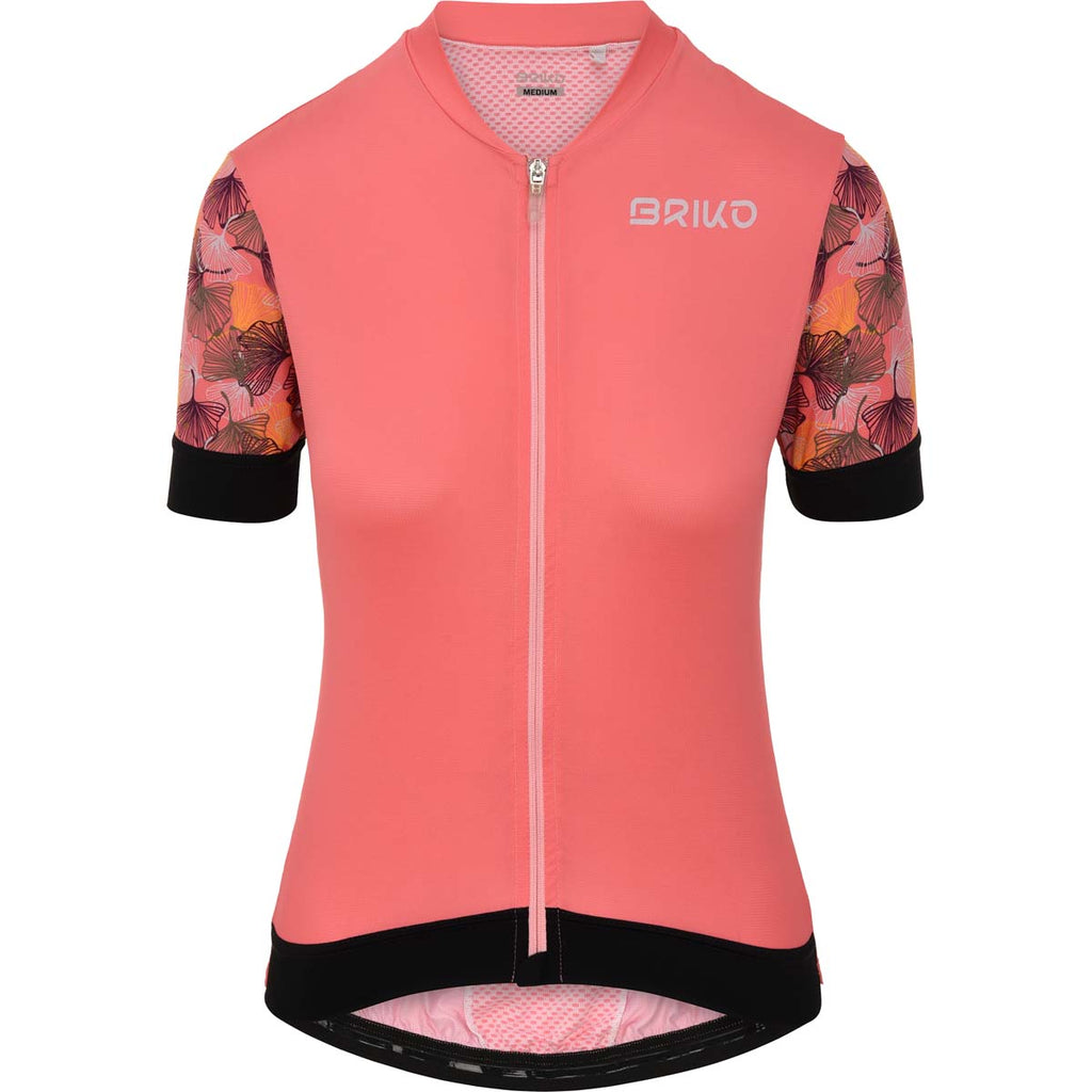 Maillot Ciclismo Mujer Jerseyka Bloom Lady Jersey Briko Rosa 1