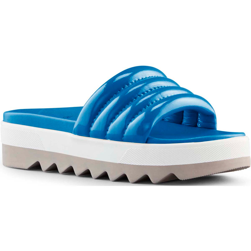 Sandalias Mujer Prato Patent Leather Cougar Shoes Azul 2