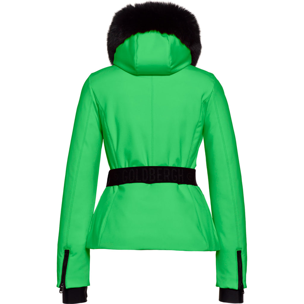 Chaqueta Mujer Hida Ski Jacket Faux Border Goldbergh Verde 2