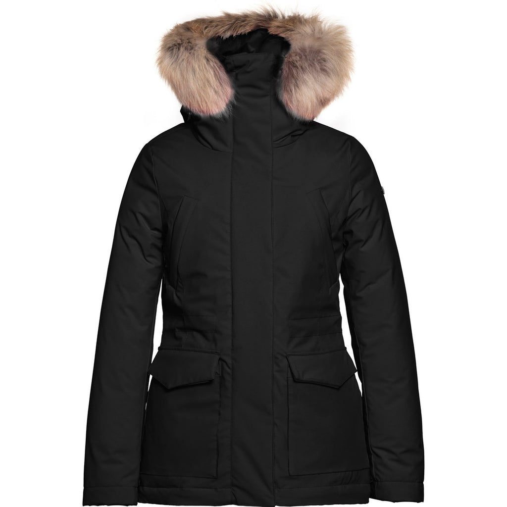 Chaqueta Mujer Park Jacket Real Arctic Raccoo Goldbergh Negro 1