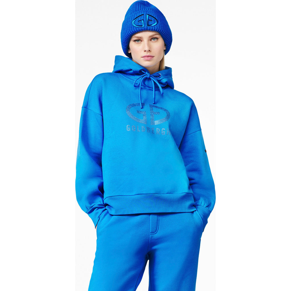 Sudadera Mujer Sparkling Hooded Sweater Goldbergh Azul 3