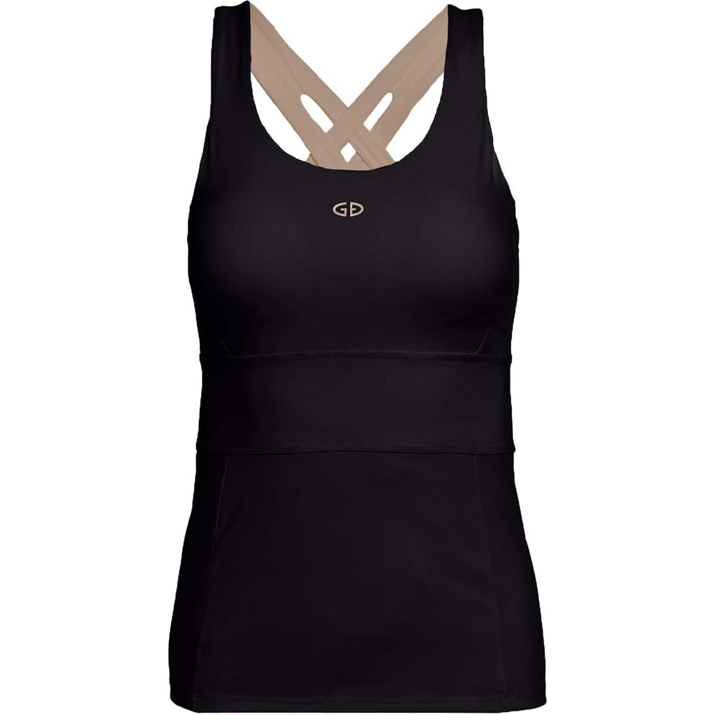 Camiseta De Tirantes Mujer Manhattan Tank Top With Cups Goldbergh Negro 1