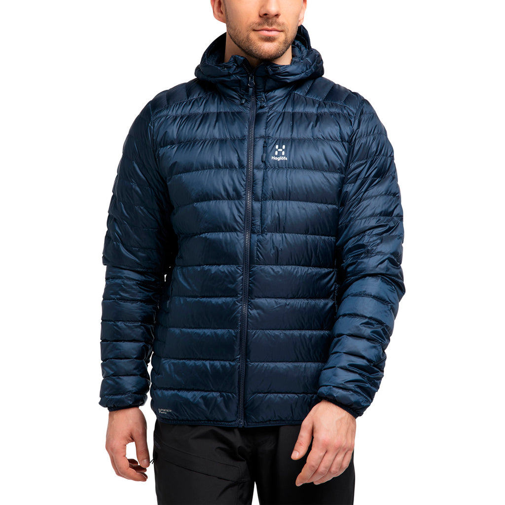 Chaqueta Hombre Roc Down Hood Men Haglöfs Azul 3