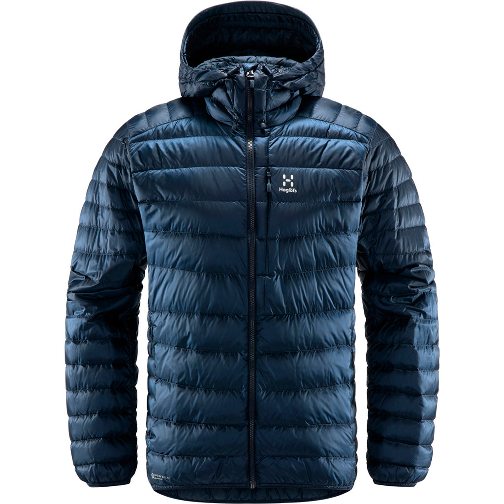 Chaqueta Hombre Roc Down Hood Men Haglöfs Azul 1