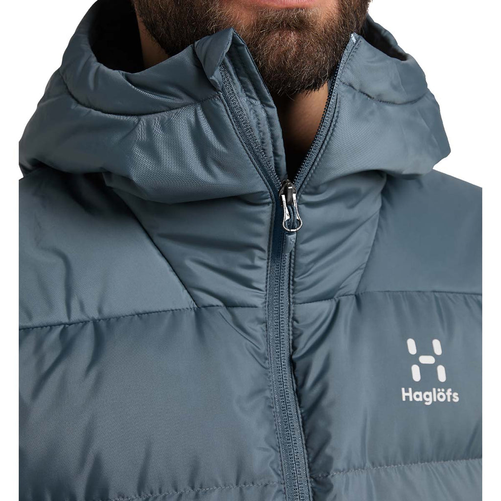 Chaqueta Hombre Bield Down Hood Men Haglöfs Gris 7