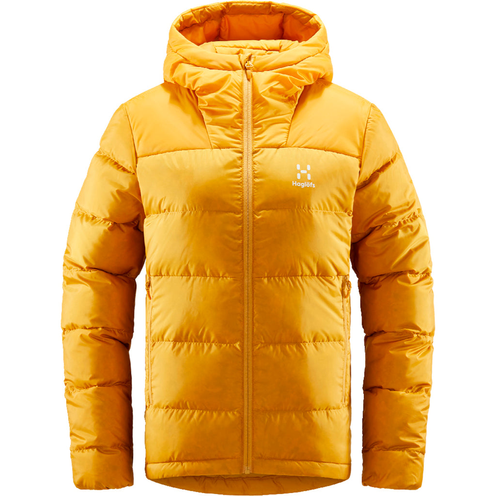 Chaqueta Mujer Bield Down Hood Women Haglöfs Amarillo 1