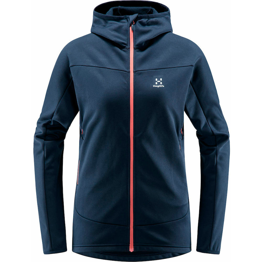 Polar Mujer Frost Mid Hood Womenhood Women Haglöfs Azul 1