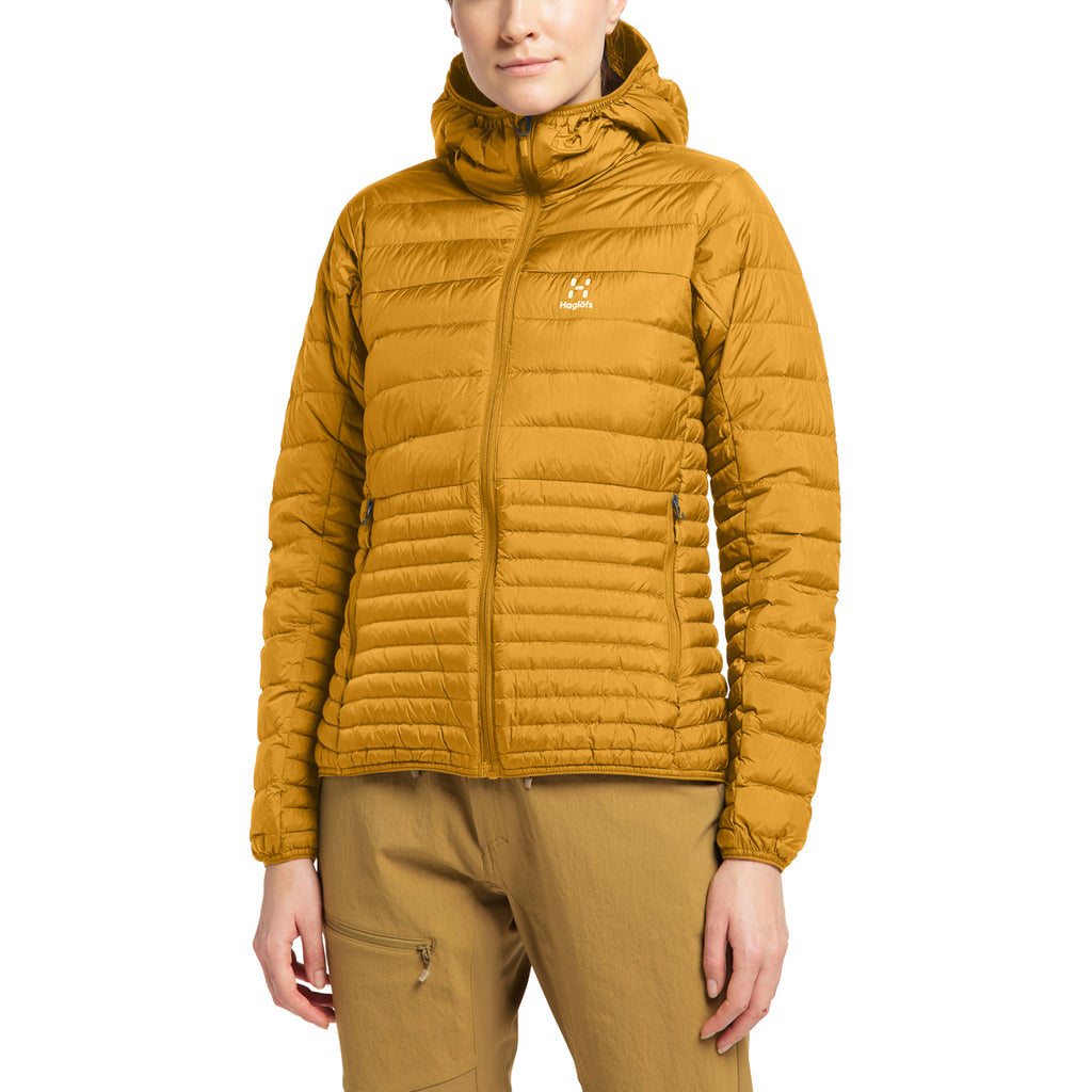 Chaqueta Mujer Micro Nordic Down Hood Women Haglöfs Amarillo 3