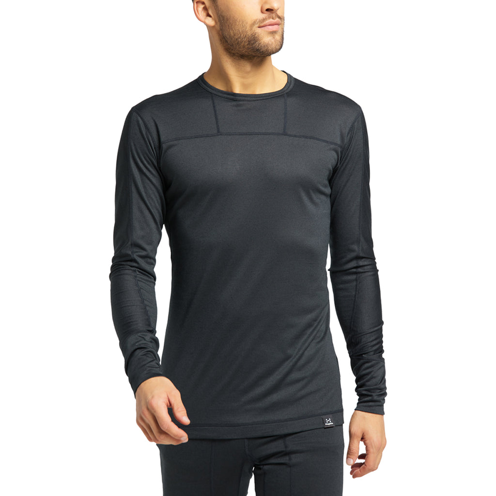 Ropa Térmica Hombre Natural Blend Tech Crew Neck M Haglöfs Negro 3