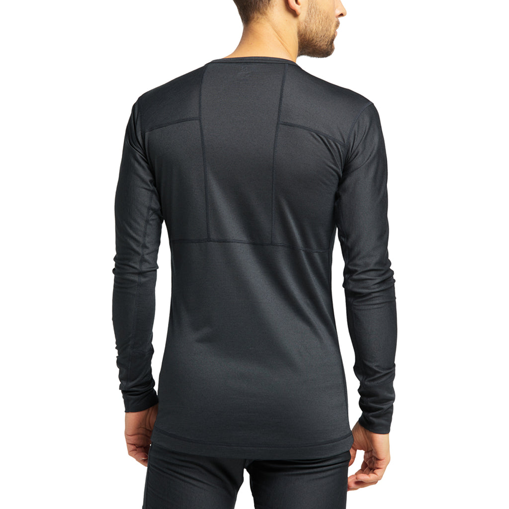 Ropa Térmica Hombre Natural Blend Tech Crew Neck M Haglöfs Negro 4