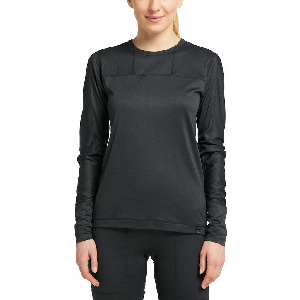 Ropa Térmica Mujer Natural Blend Tech Crew Neck W Haglöfs Negro 3