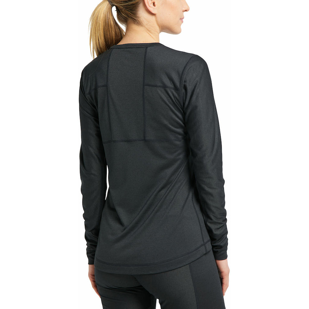 Ropa Térmica Mujer Natural Blend Tech Crew Neck W Haglöfs Negro 4