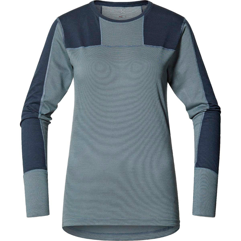 Ropa Térmica Mujer Natural Blend Tech Crew Neck W Haglöfs Azul 1