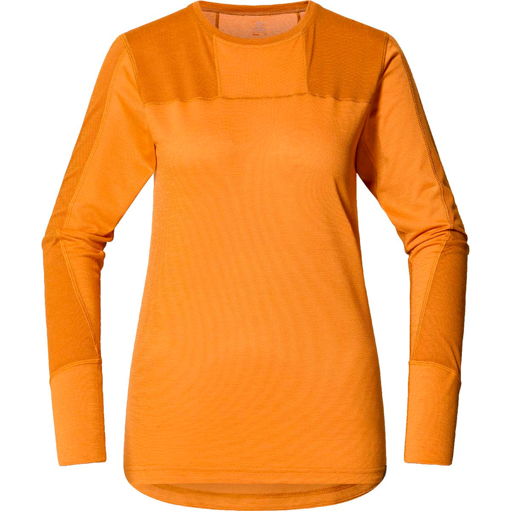 Ropa Térmica Mujer Natural Blend Tech Crew Neck W Haglöfs Amarillo 1