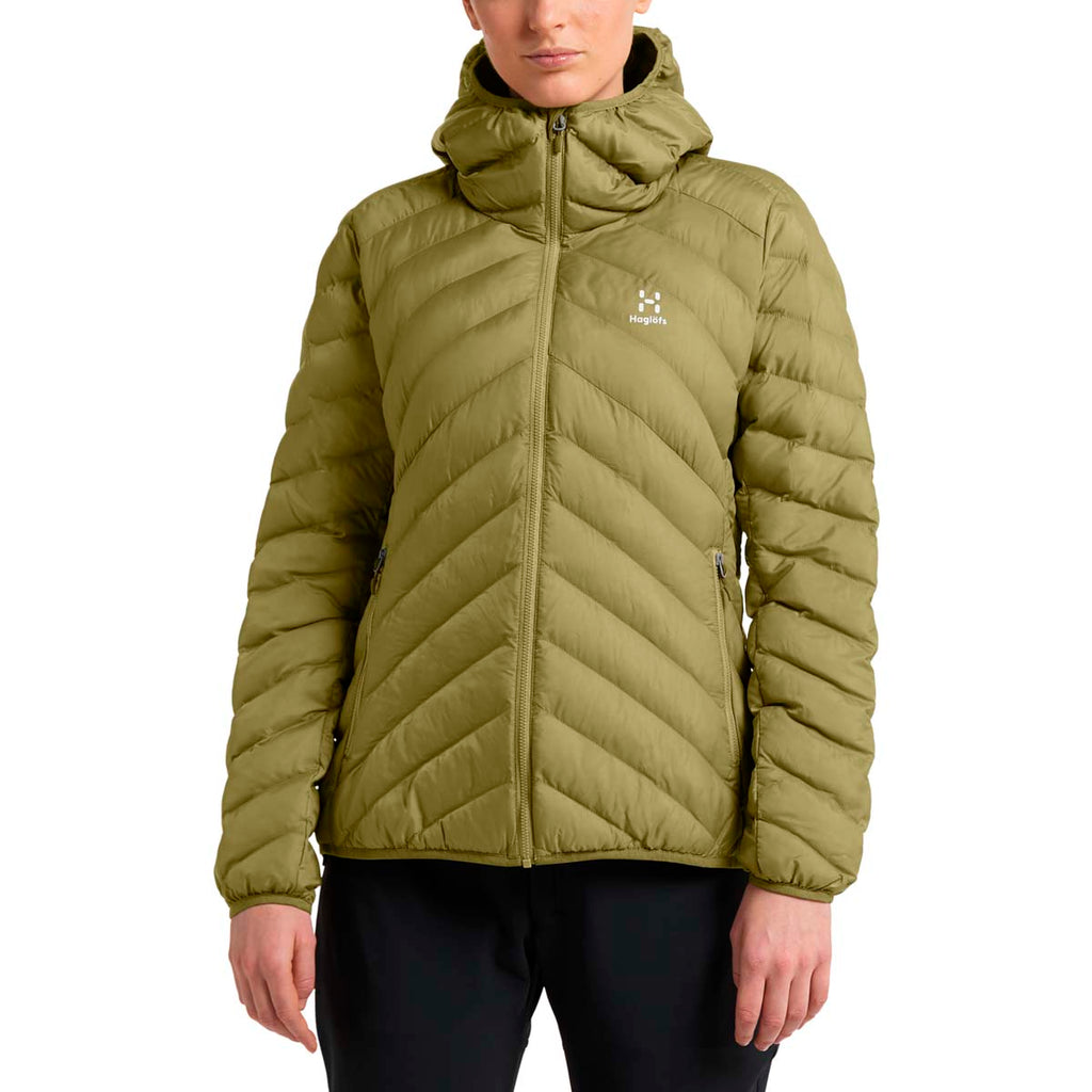 Chaqueta Mujer Särna Mimic Hood Women Haglöfs Verde 3