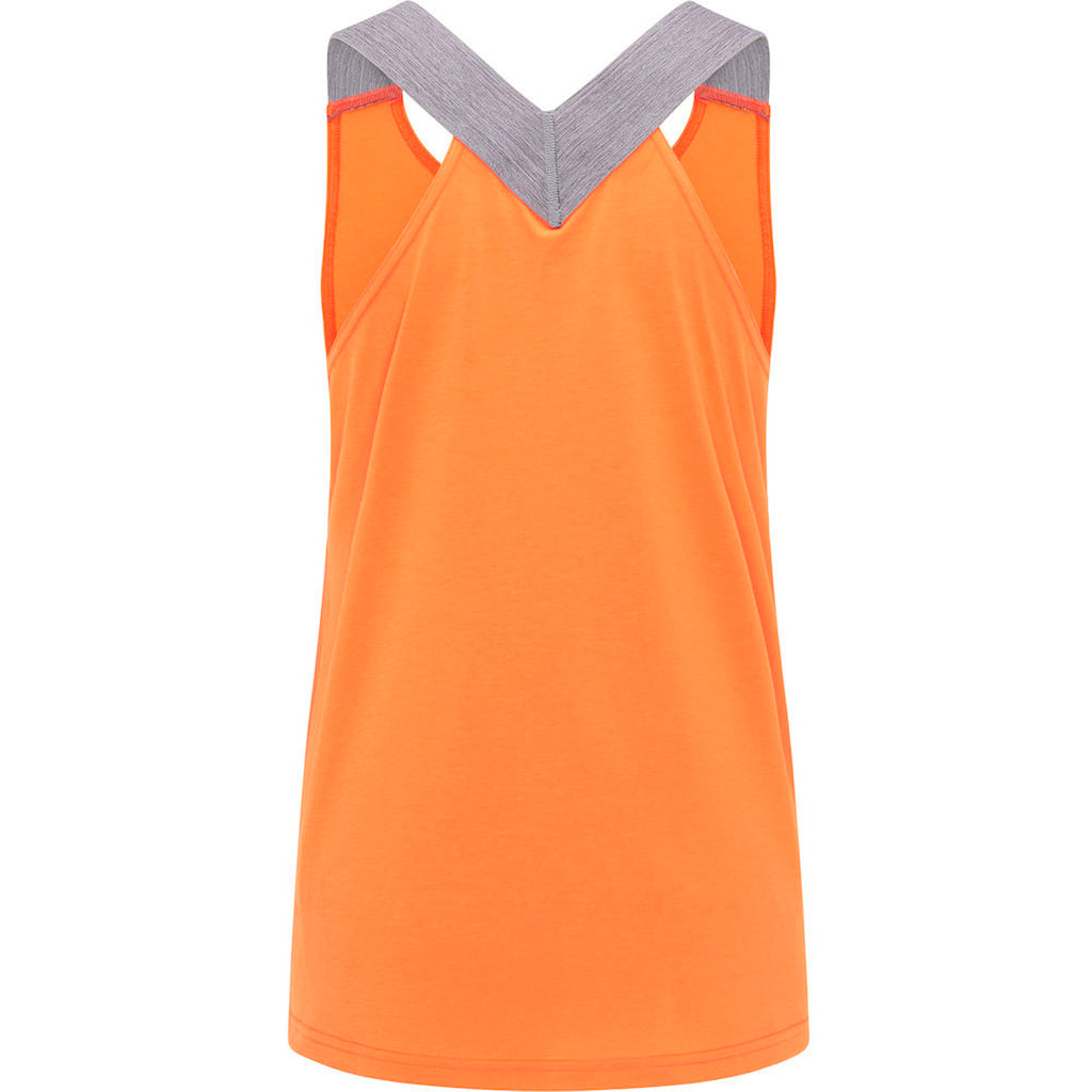 Camiseta De Tirantes Mujer Ridge Tank Women Haglöfs Naranja 2