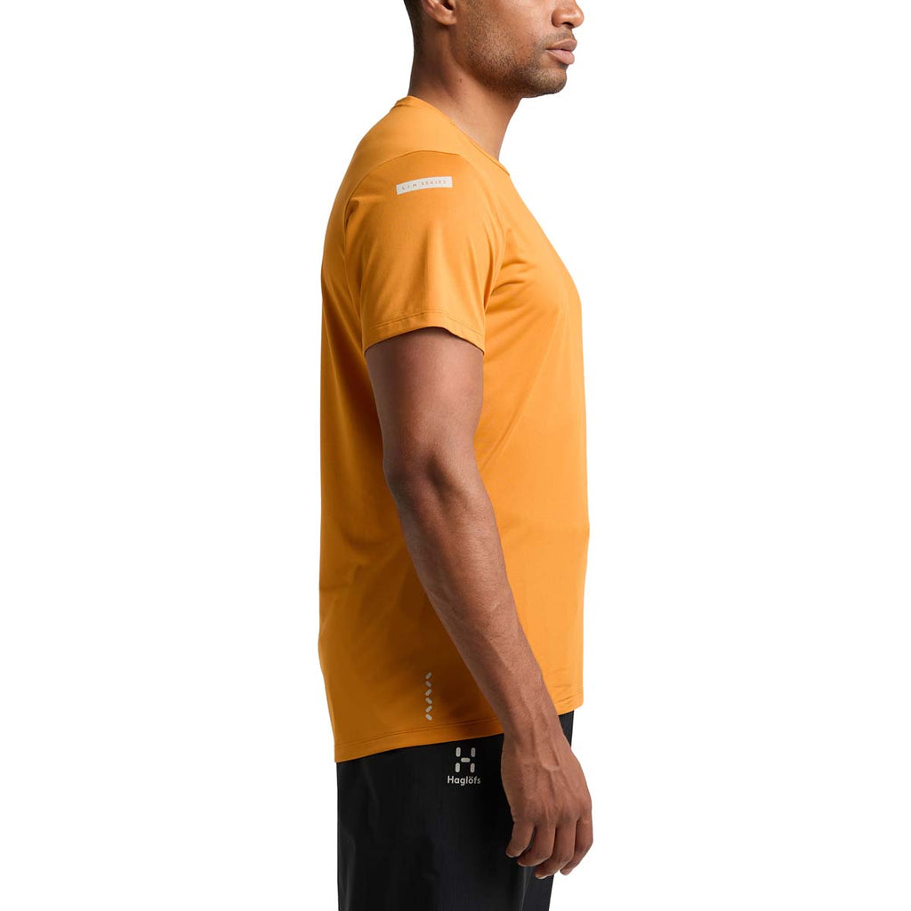 Camiseta Hombre L.I.M Tech Tee Men Haglöfs Amarillo 5