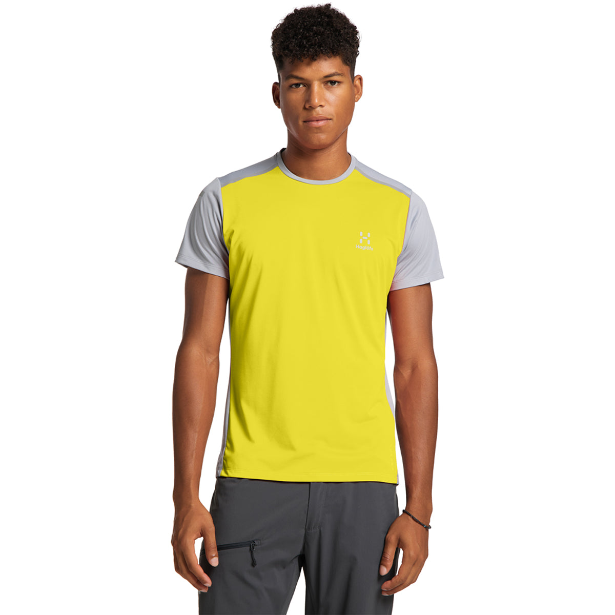 Camiseta Hombre L.I.M Tech Tee Men Haglöfs Amarillo – M+ store