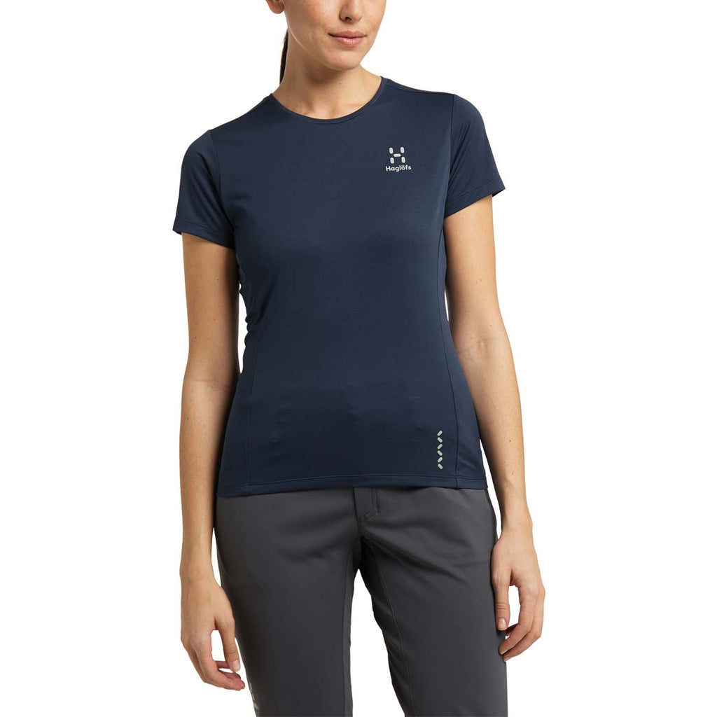 Camiseta Mujer L.I.M Tech Tee Women Haglöfs Azul 3