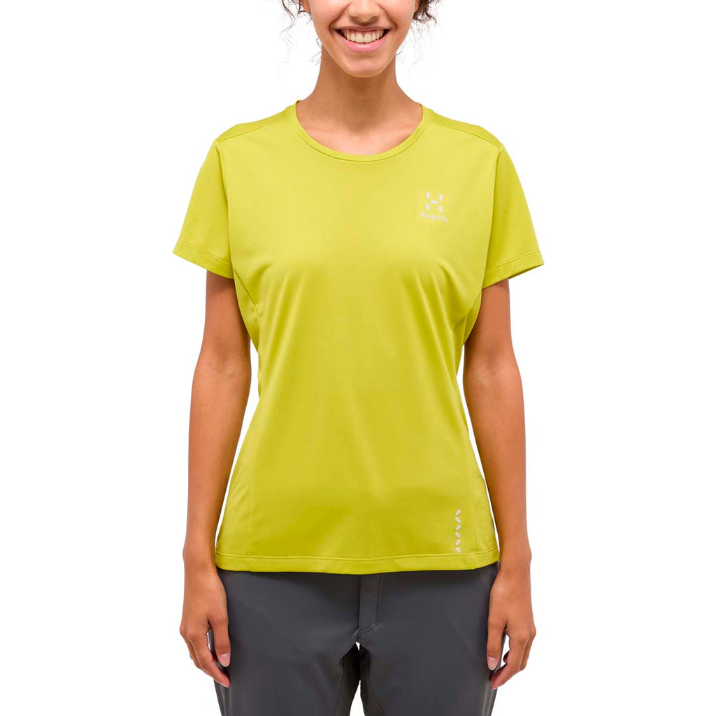 Camiseta Mujer L.I.M Tech Tee Women Haglöfs Amarillo 3