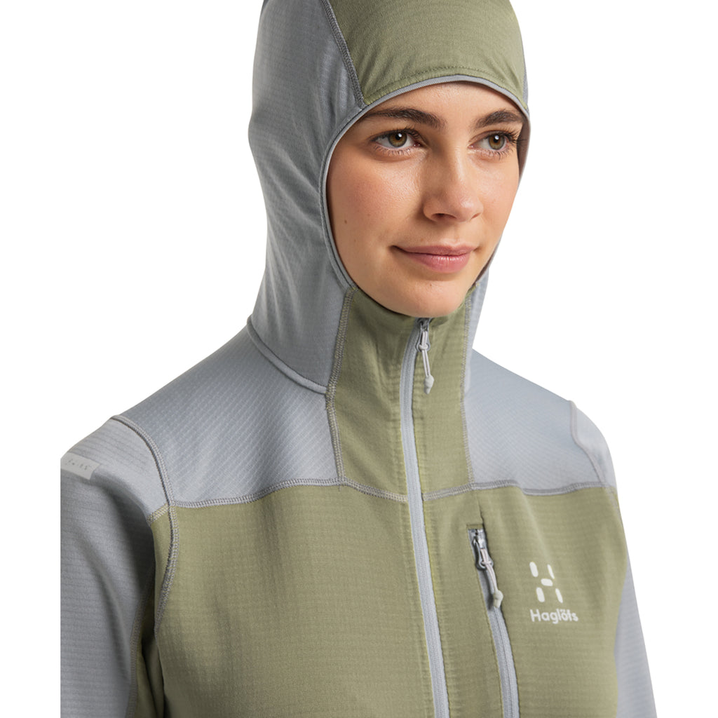 Polar Mujer L.I.M Mid Fast Hood Women Haglöfs Gris 6