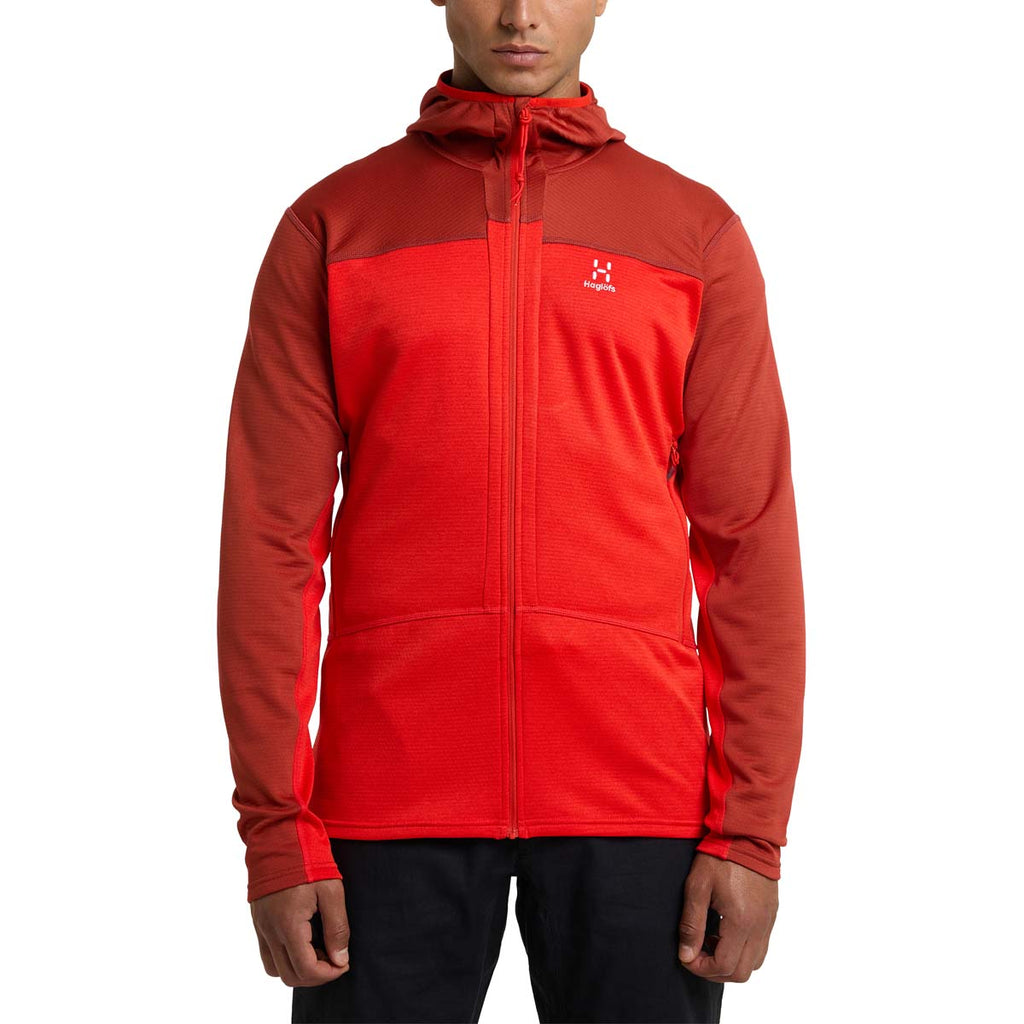 Polar Hombre Roc Flash Mid Hood Men Haglöfs Rojo 3