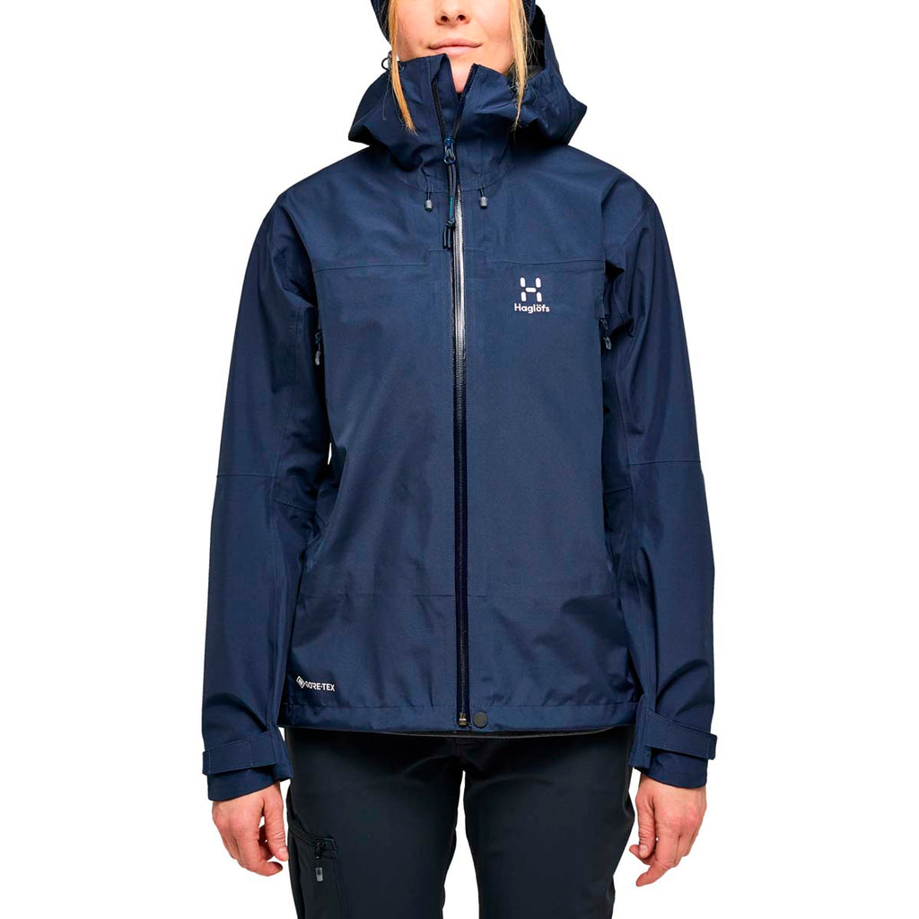 Chaqueta Mujer Roc Flash Gtx Jacket Women Haglöfs Azul 3