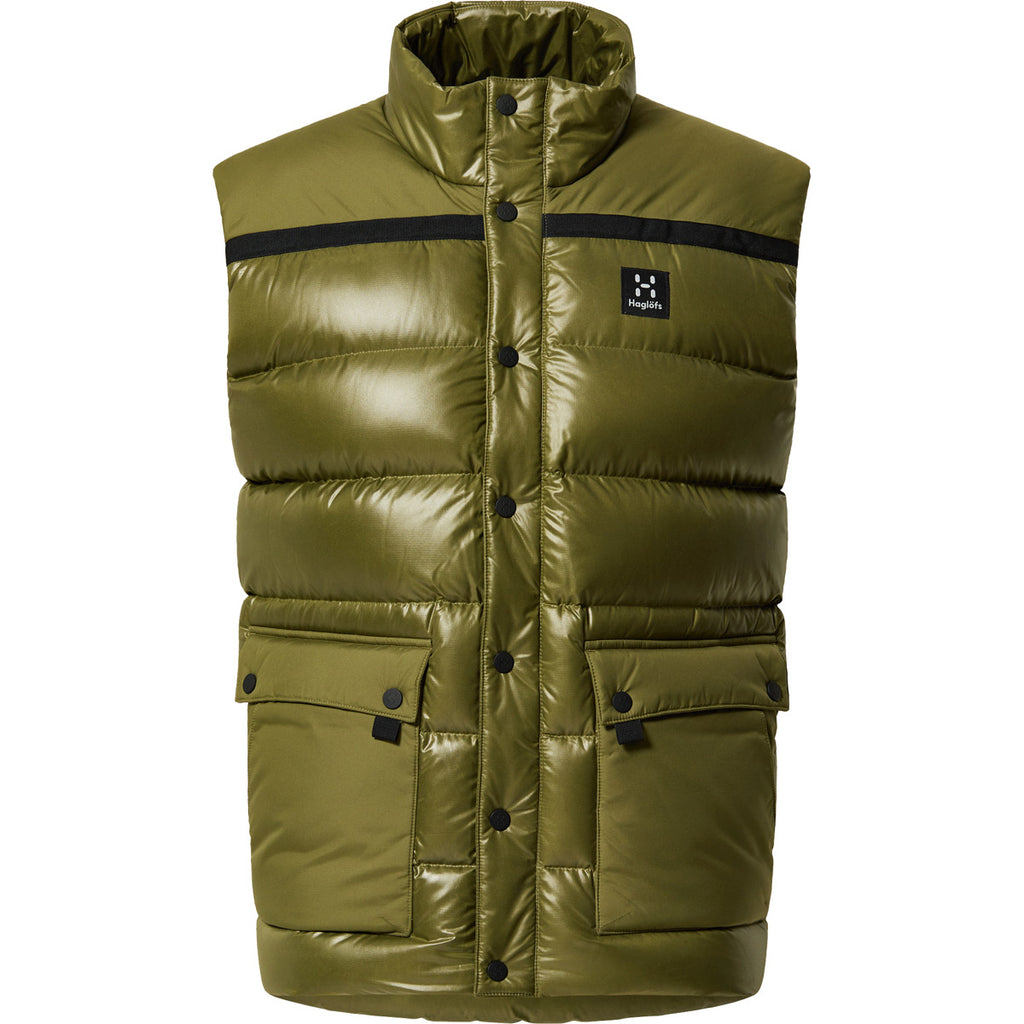 Chaleco Hombre Funäs Down Vest Men Haglöfs Verde 1