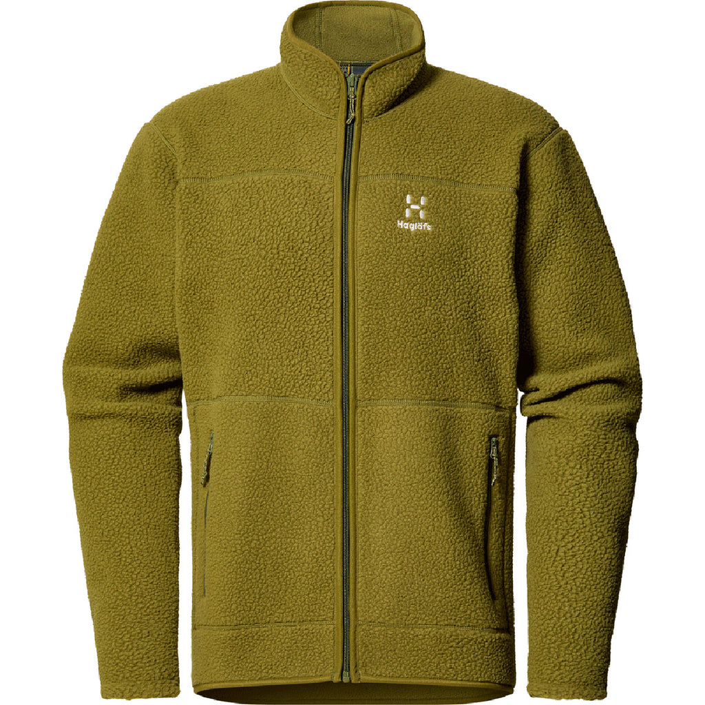 Polar Hombre Mossa Pile Jacket Men Haglöfs Verde 1