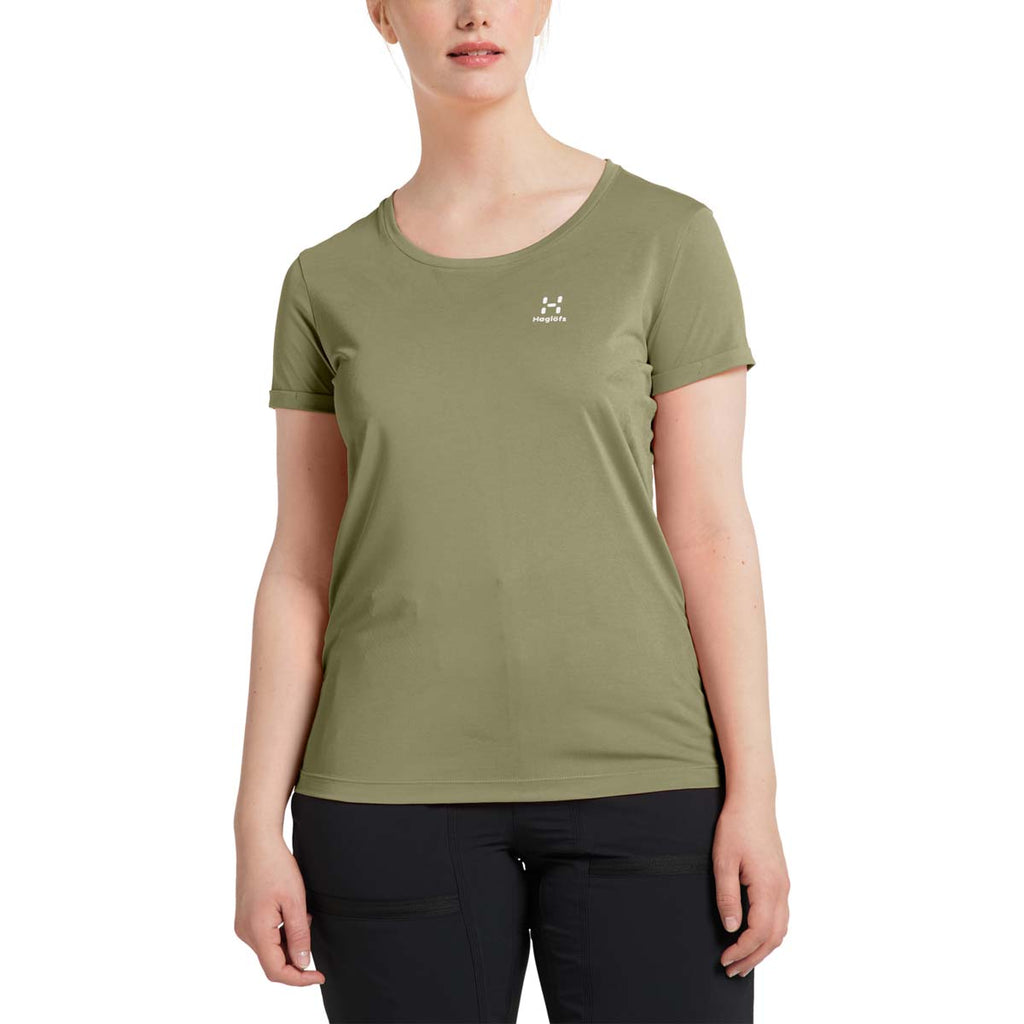 Camiseta Mujer Ridge Hike Tee Women Haglöfs Verde 2