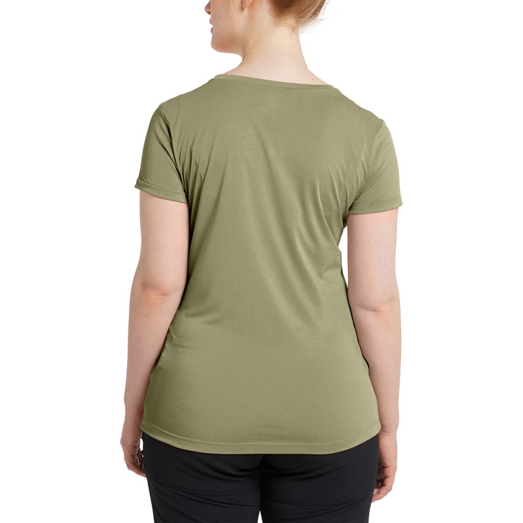 Camiseta Mujer Ridge Hike Tee Women Haglöfs Verde 3