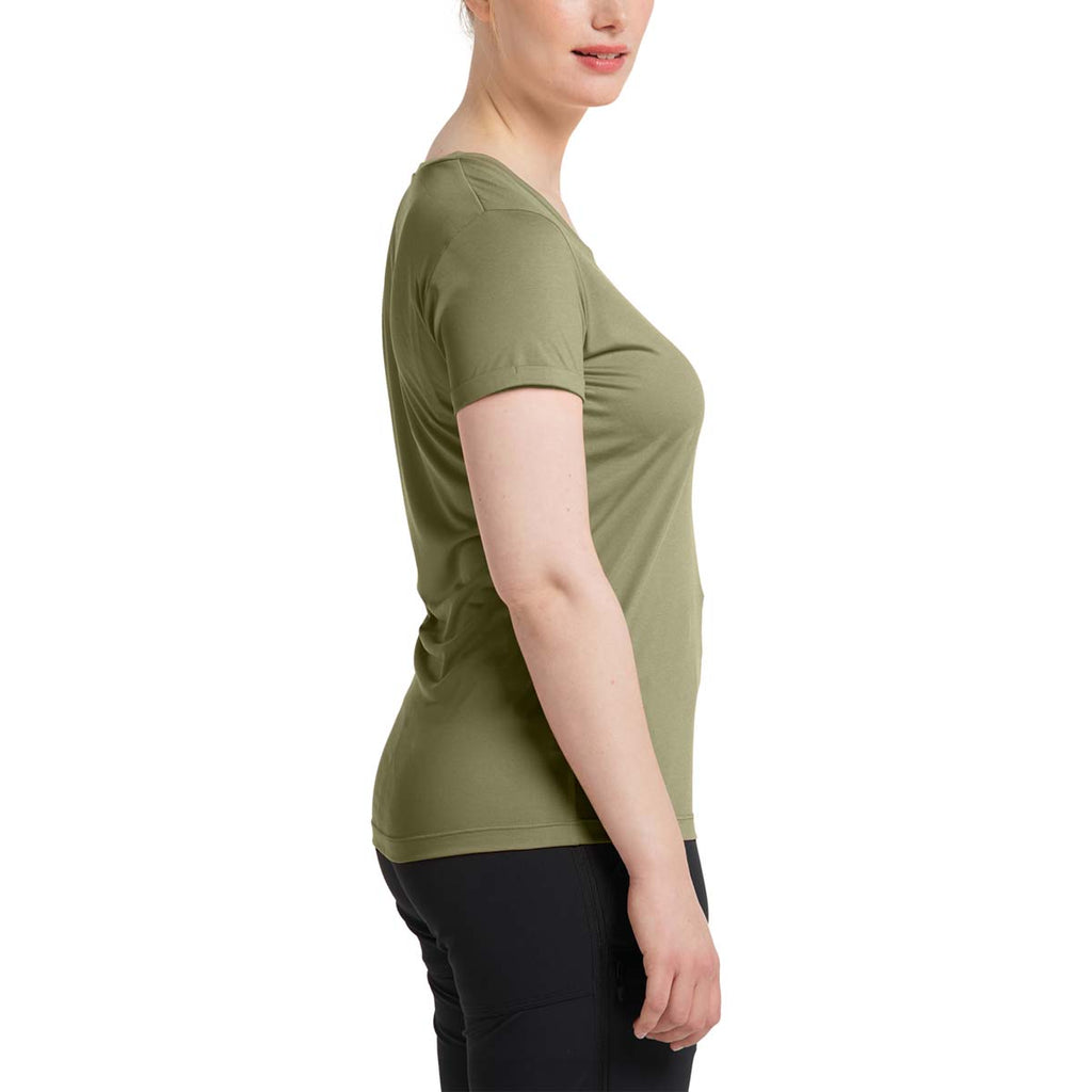 Camiseta Mujer Ridge Hike Tee Women Haglöfs Verde 4