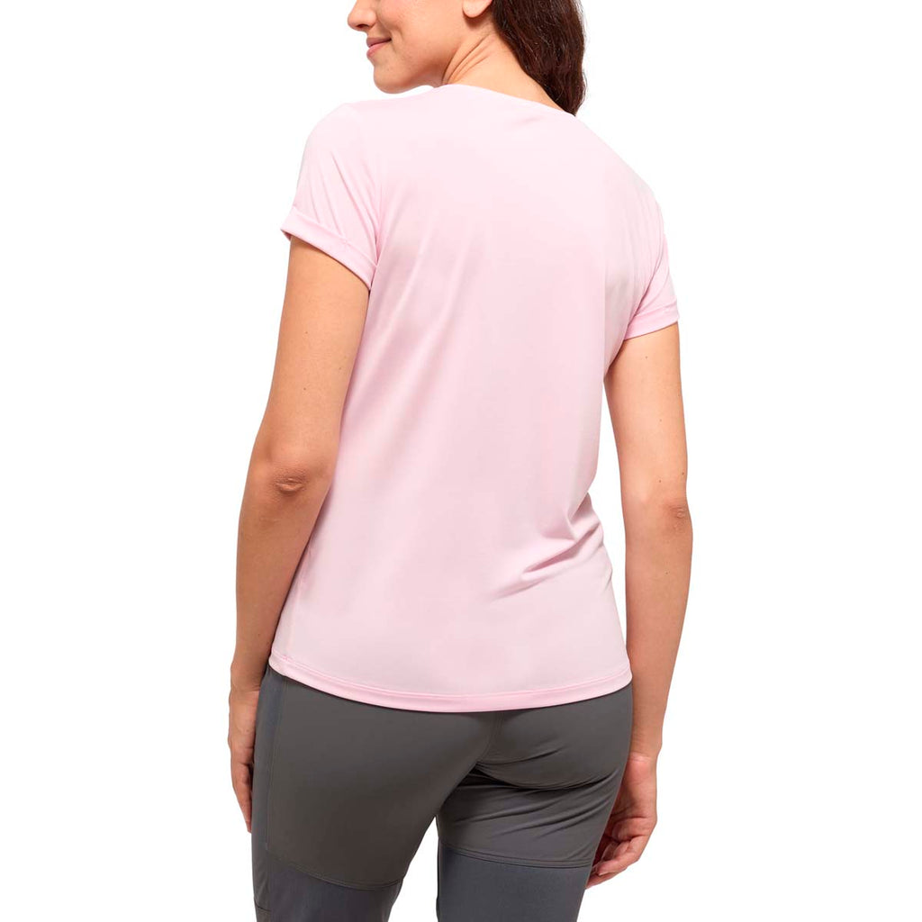 Camiseta Mujer Ridge Hike Tee Women Haglöfs Rosa 4