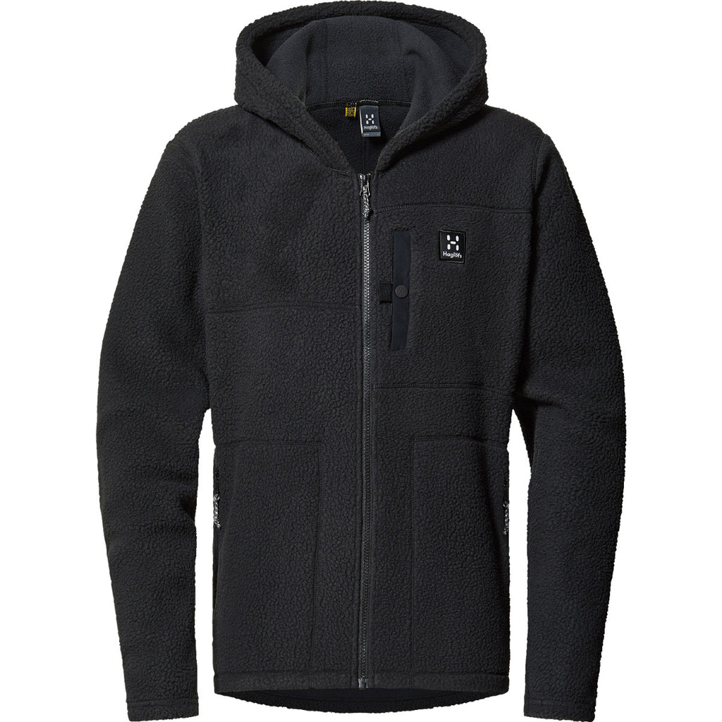 Polar Hombre Malung Pile Hood Men Haglöfs Negro 1