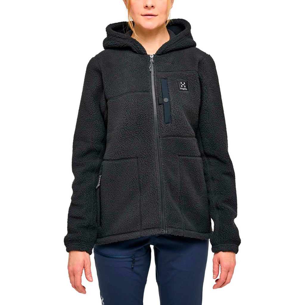 Polar Mujer Malung Pile Hood Women Haglöfs Negro 3