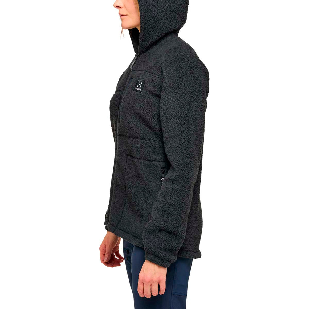 Polar Mujer Malung Pile Hood Women Haglöfs Negro 5