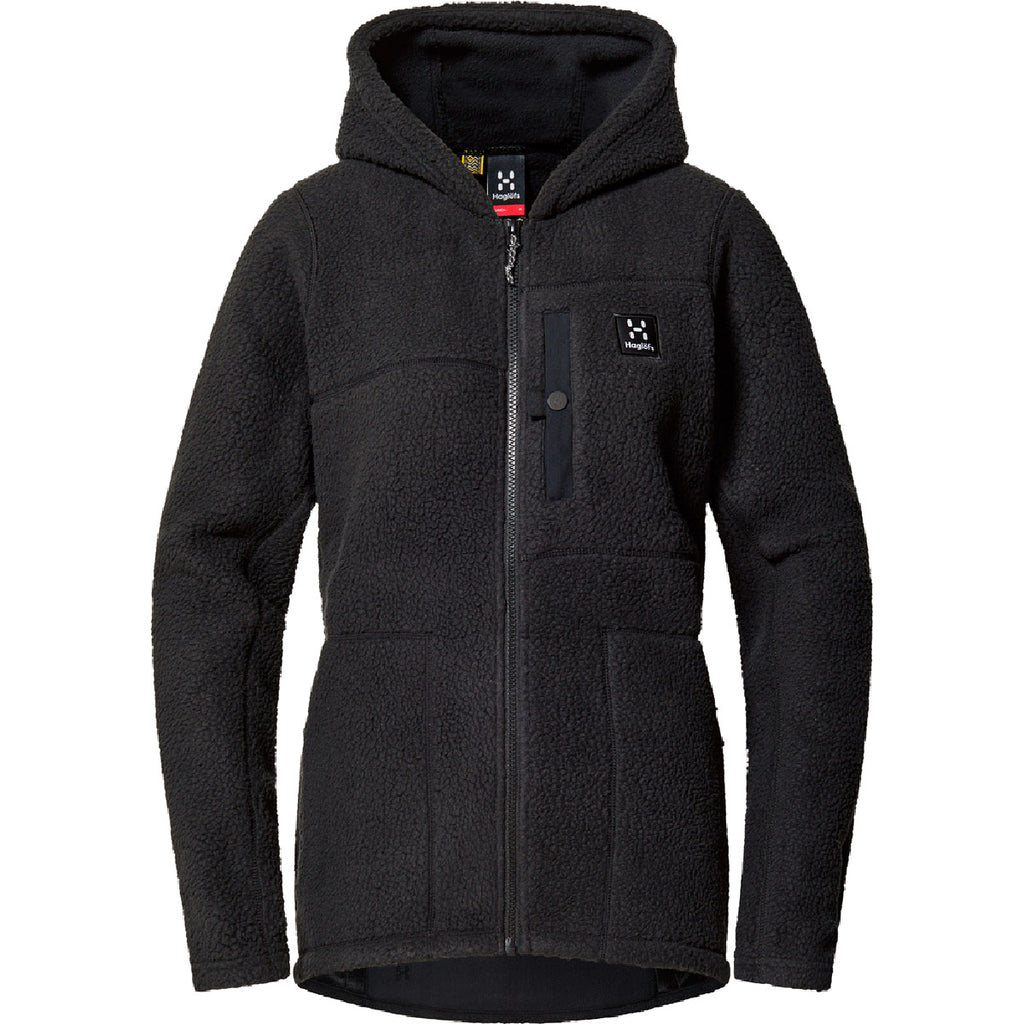 Polar Mujer Malung Pile Hood Women Haglöfs Negro 1